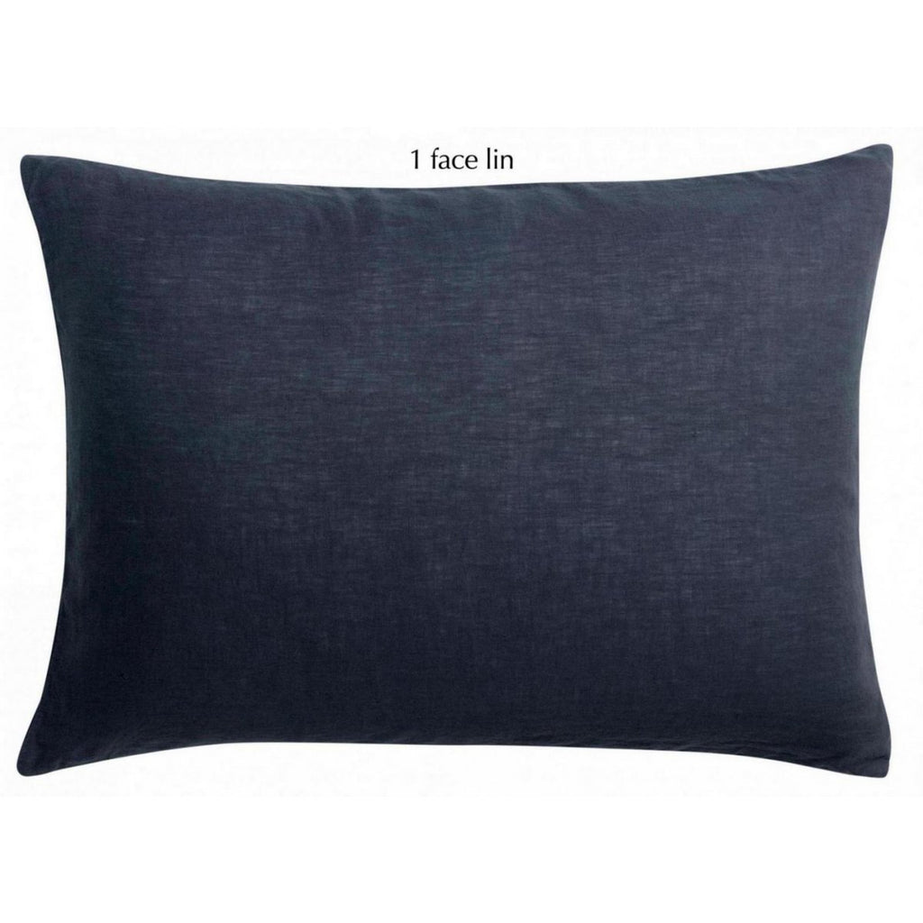 Linco - Marine - Taie d'oreiller 50 x 75 cm