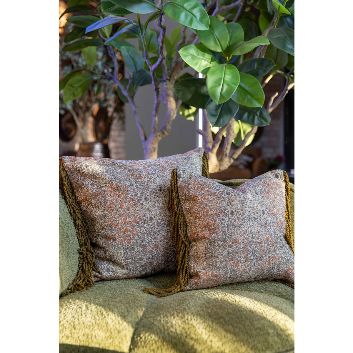 Coussin décoratif fait main Molly 50x50