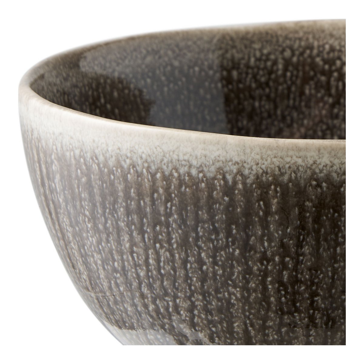 Bol Viola, céramique, gris, ø14,5x7 cm, lot de 4