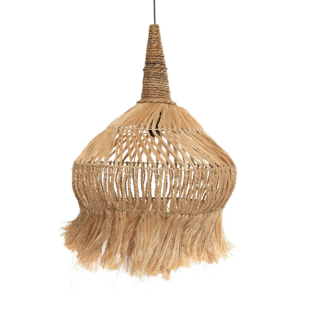 Suspension en herbe abaca Hippie Tipi – Naturel – L | Bazar Bizar