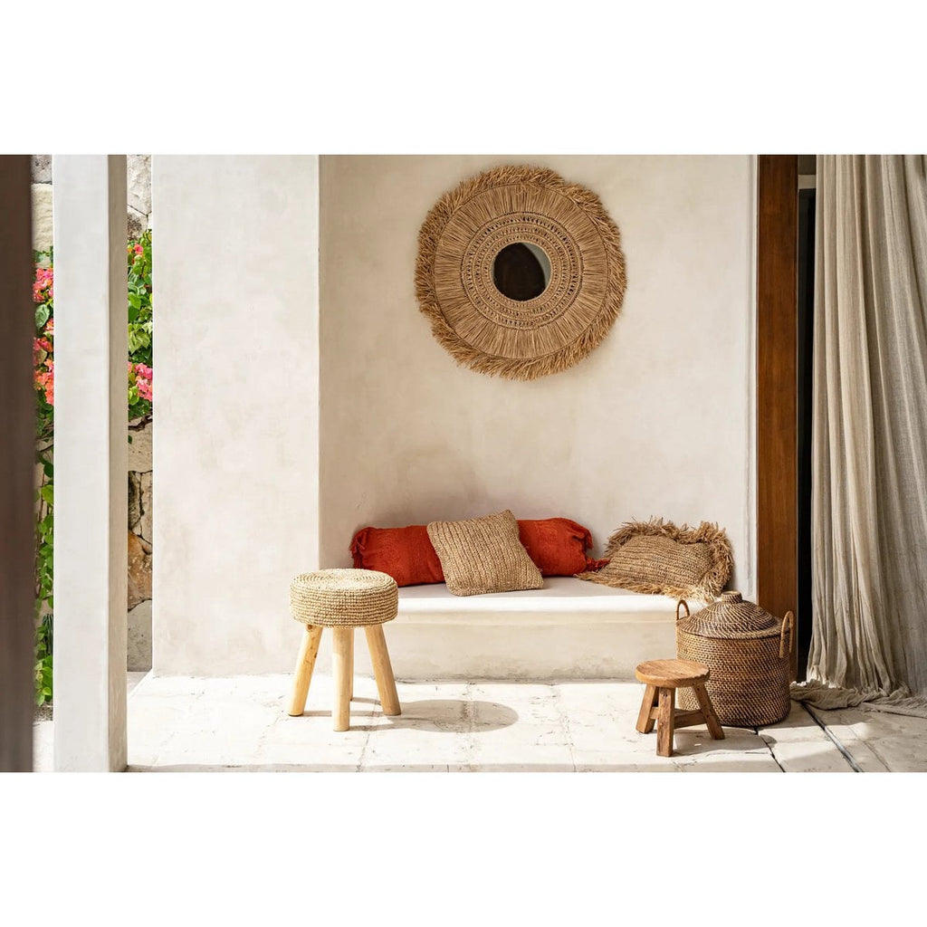 Le panier à poignées coloniales - Brun naturel