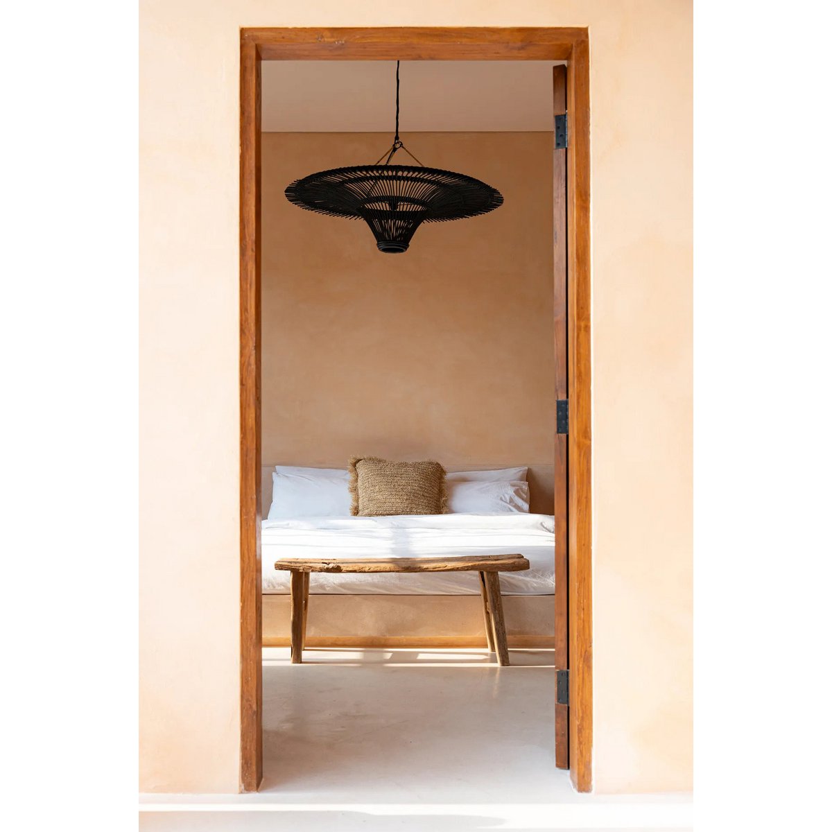Suspension en rotin Le Ciel – Noir – XL | Bazar Bizar