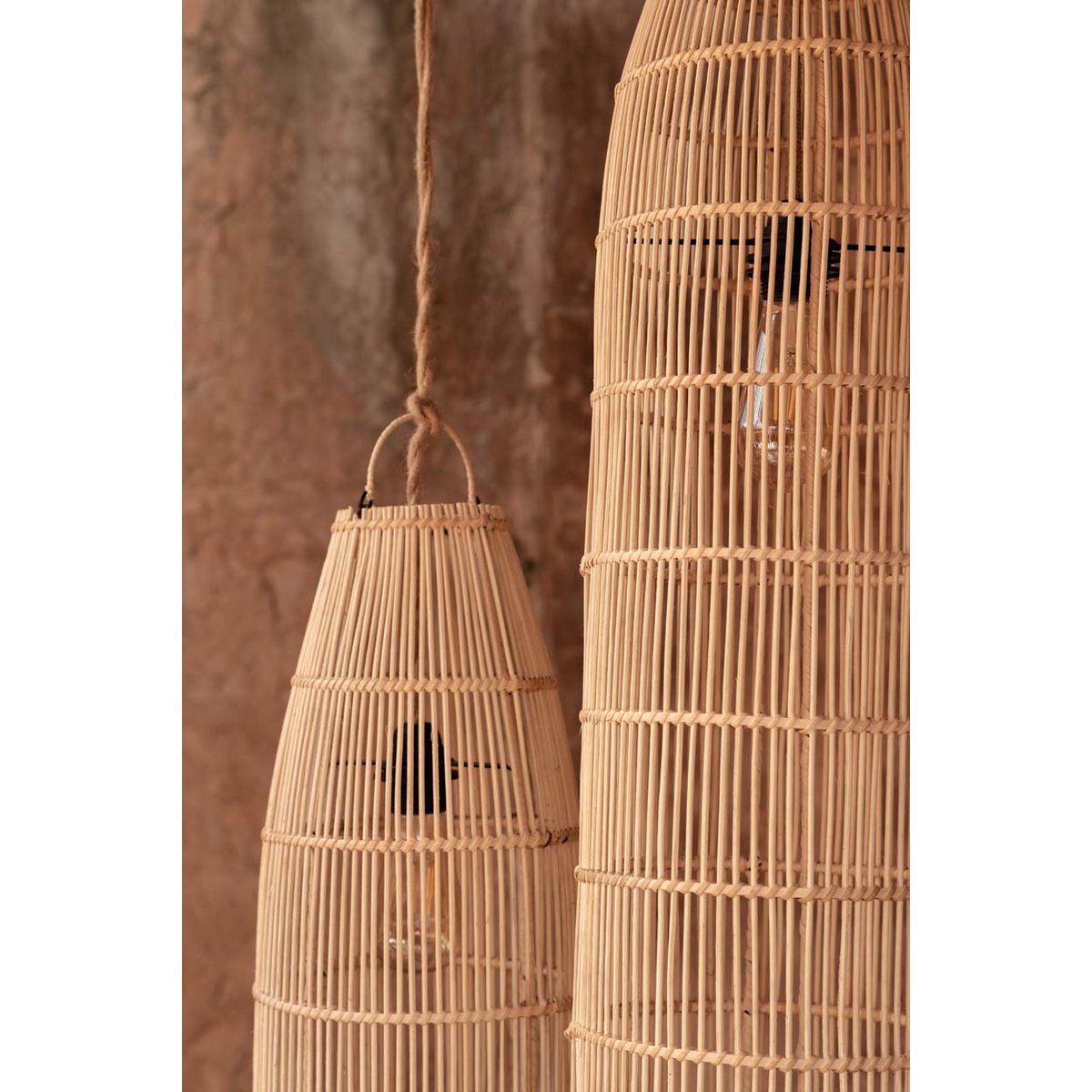 Suspension Rotin Fish Trap - Naturel - M